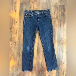 Lauren Ralph Lauren Classic Straight Jeans Women’s 4 Dark Wash Fall Staple Denim
